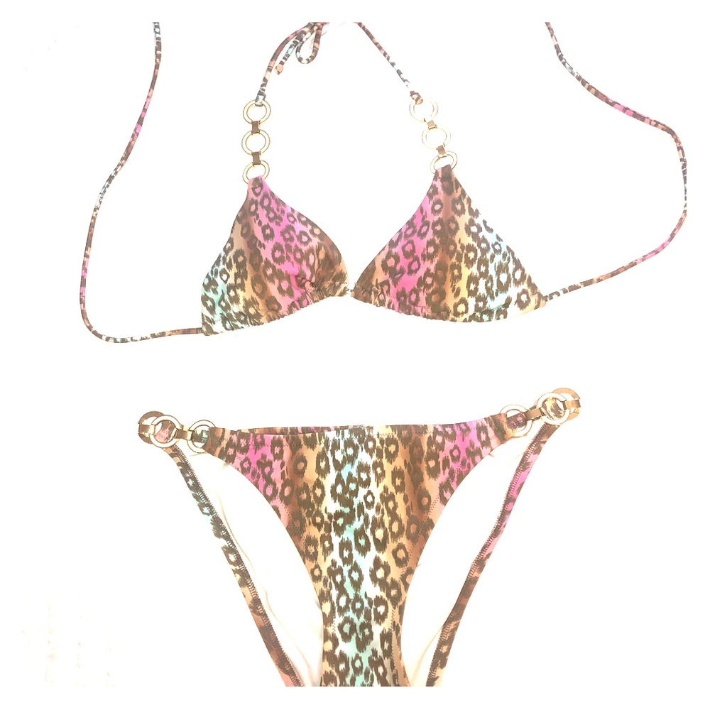 Victoria Secret Triangle Top Bikini Women’s Small